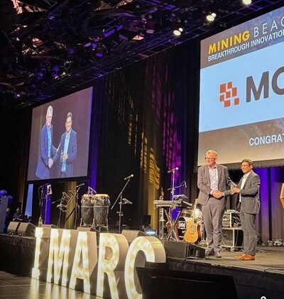 MOVUS wins the Mining Beacon Breakthrough Innovation Award at IMAR