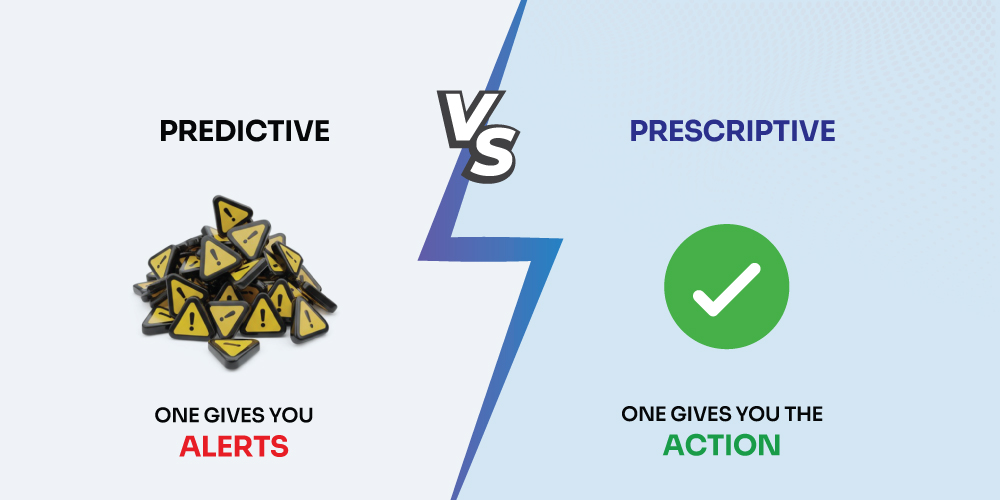 Learn the difference between predictive and prescriptive maintenance