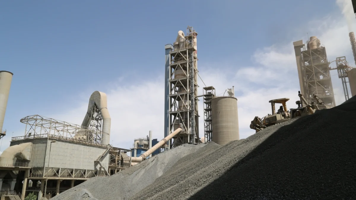 Industrial cement plant with VRM system where PlantOS™ Prescriptive AI detects hidden vibration and drive-train failures