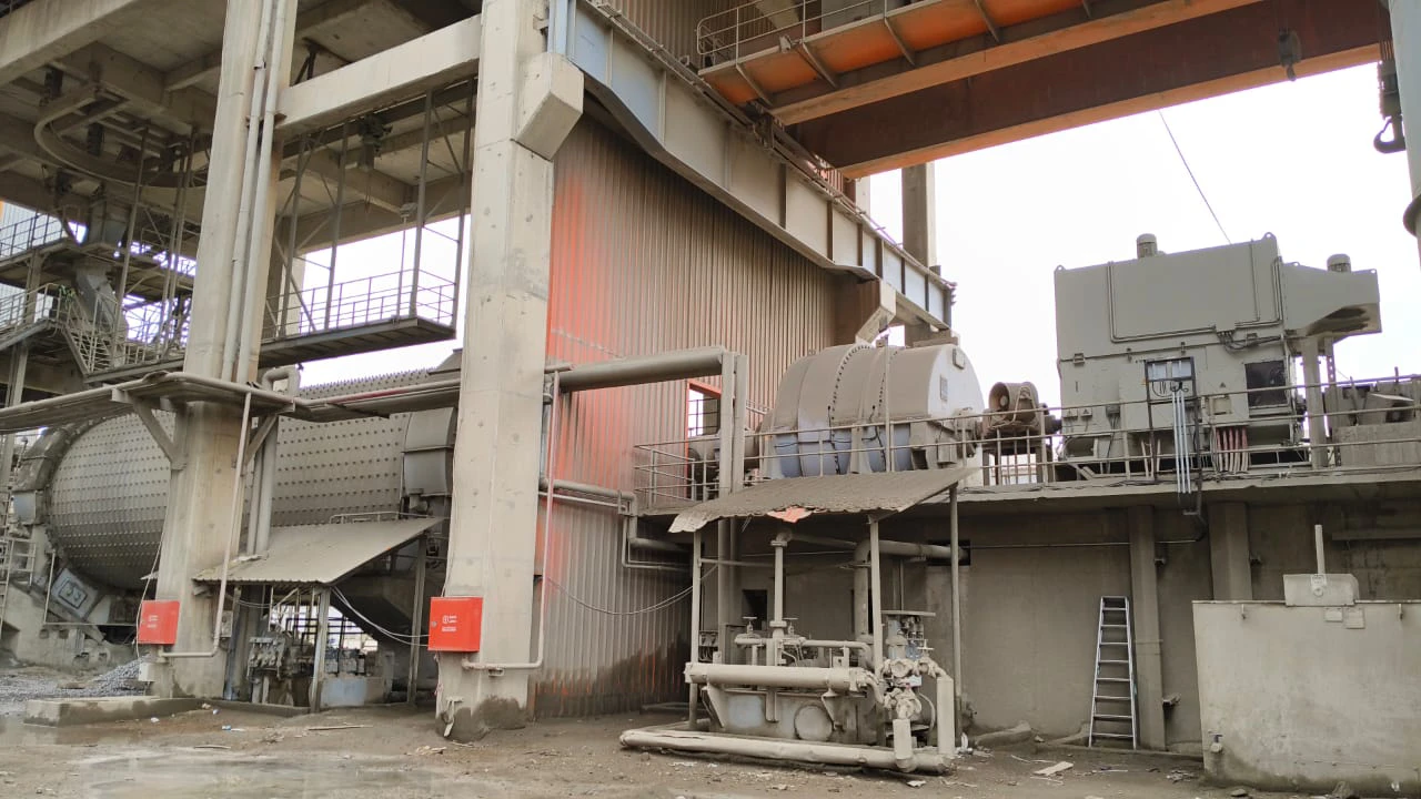 Ball Mill Motor gearbox setup