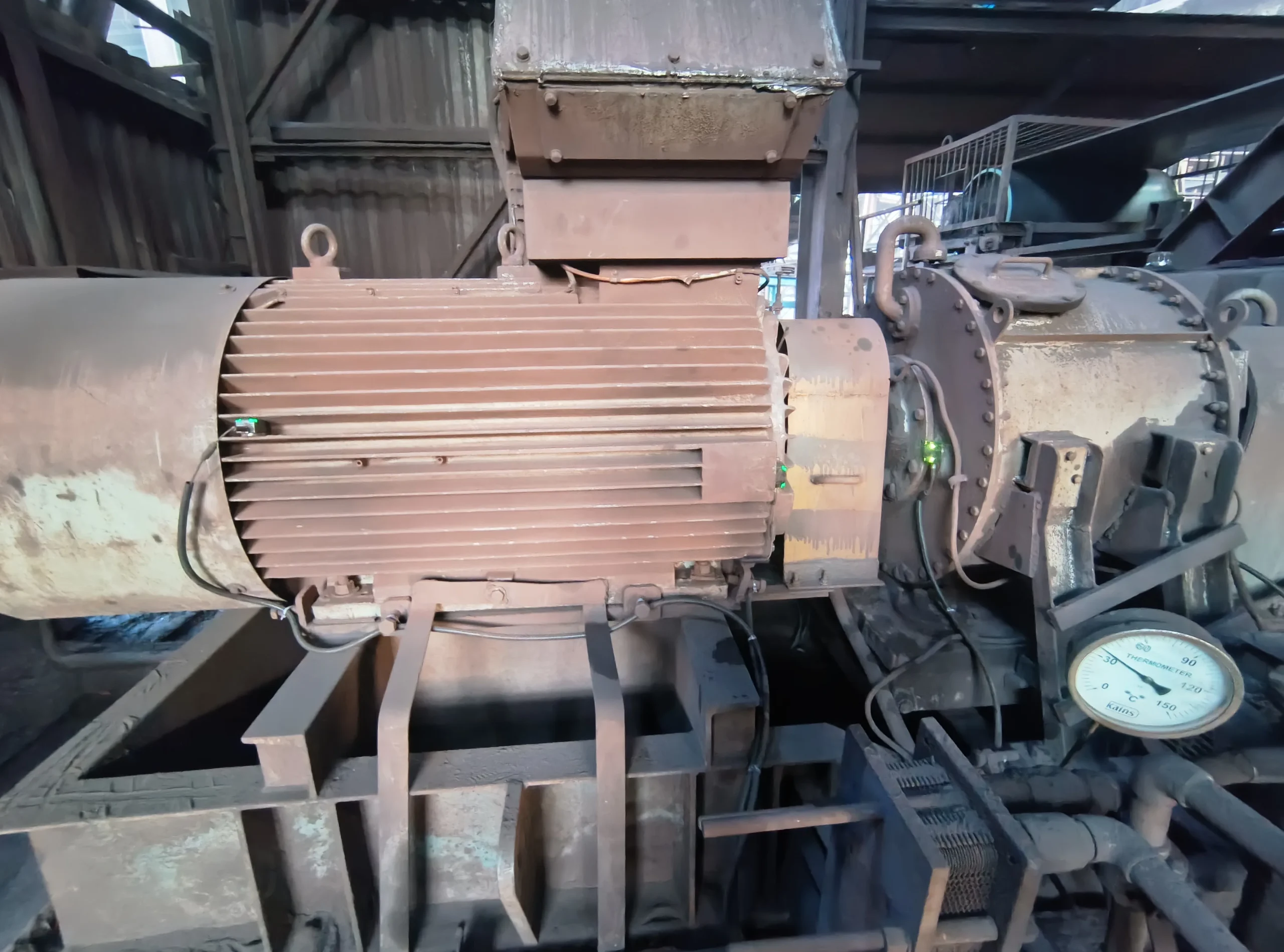 vEdge Mounted on Motor DE NDE Blast Furnace