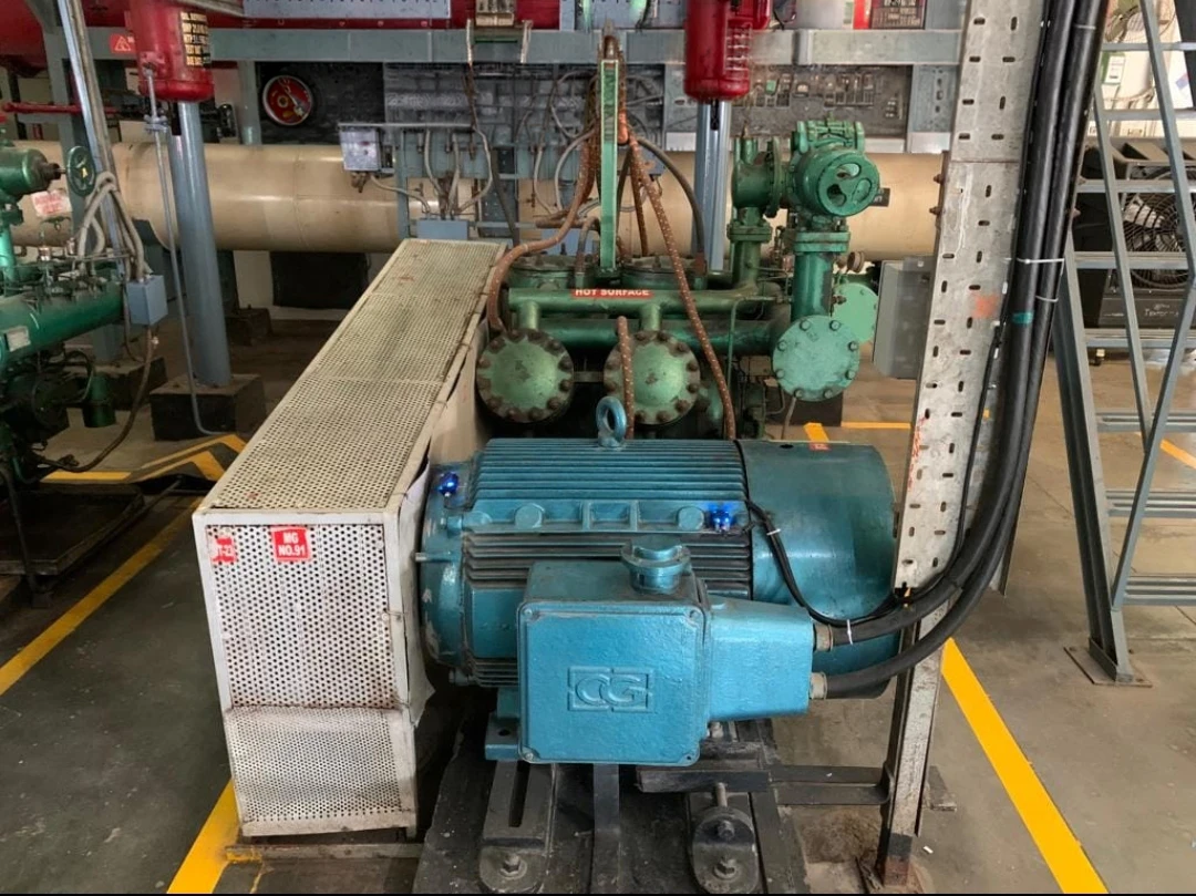 vEdge mounted on Ammonia Compressor