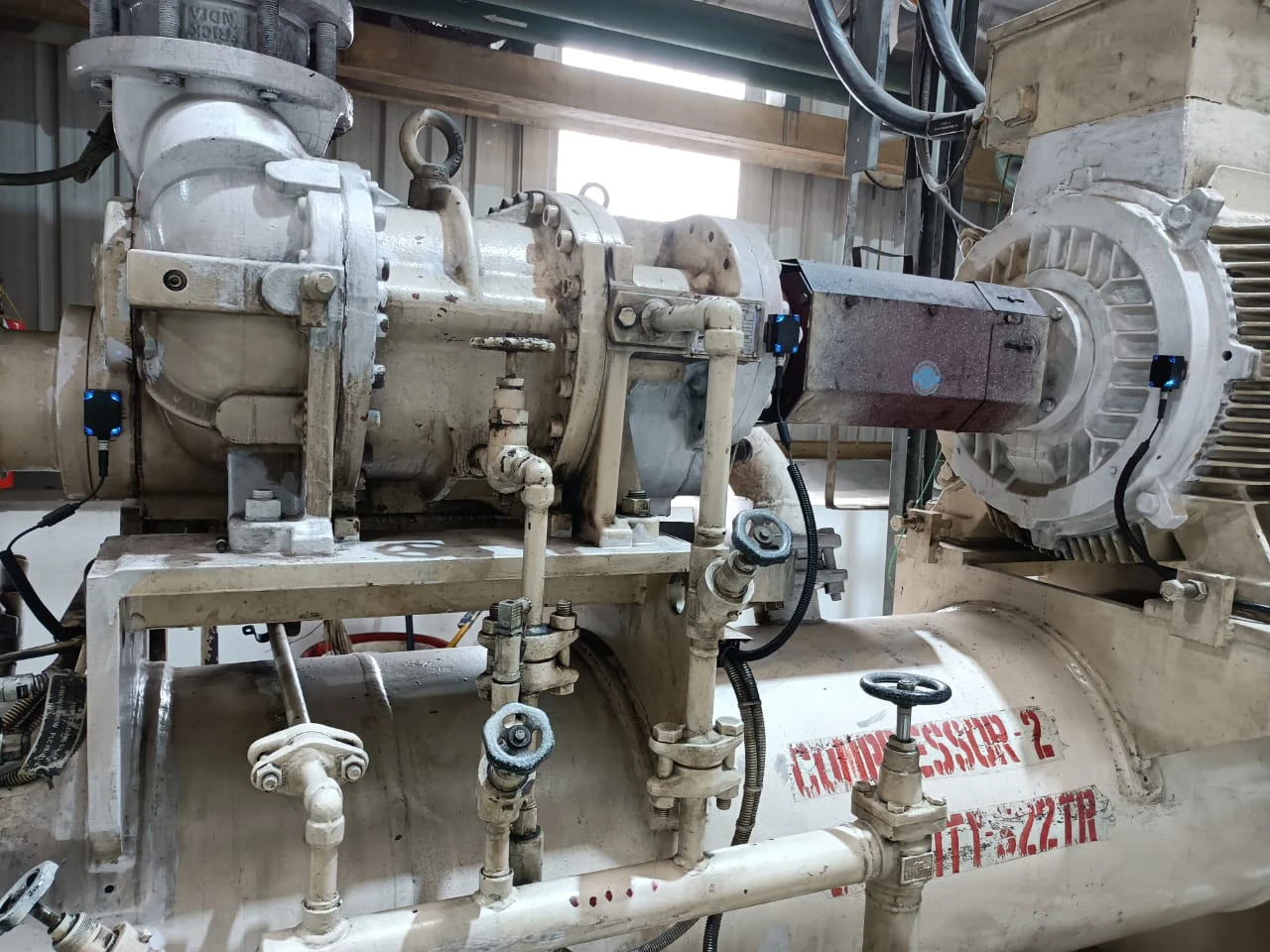vEdge mounted on Frick_Compressors_