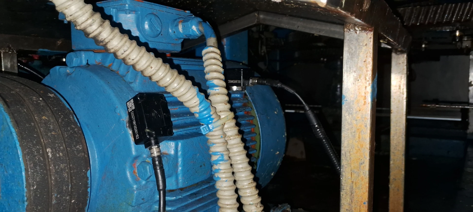 vEdge mounted on PET 10 Filler Motor DE & NDE