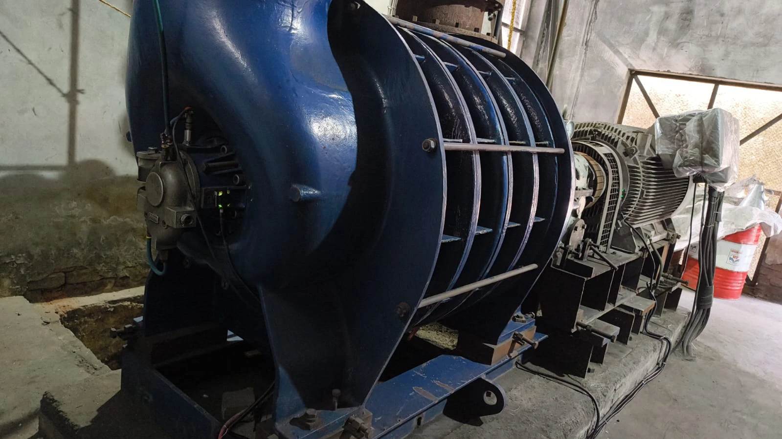vEdge mounted on Plant Blower