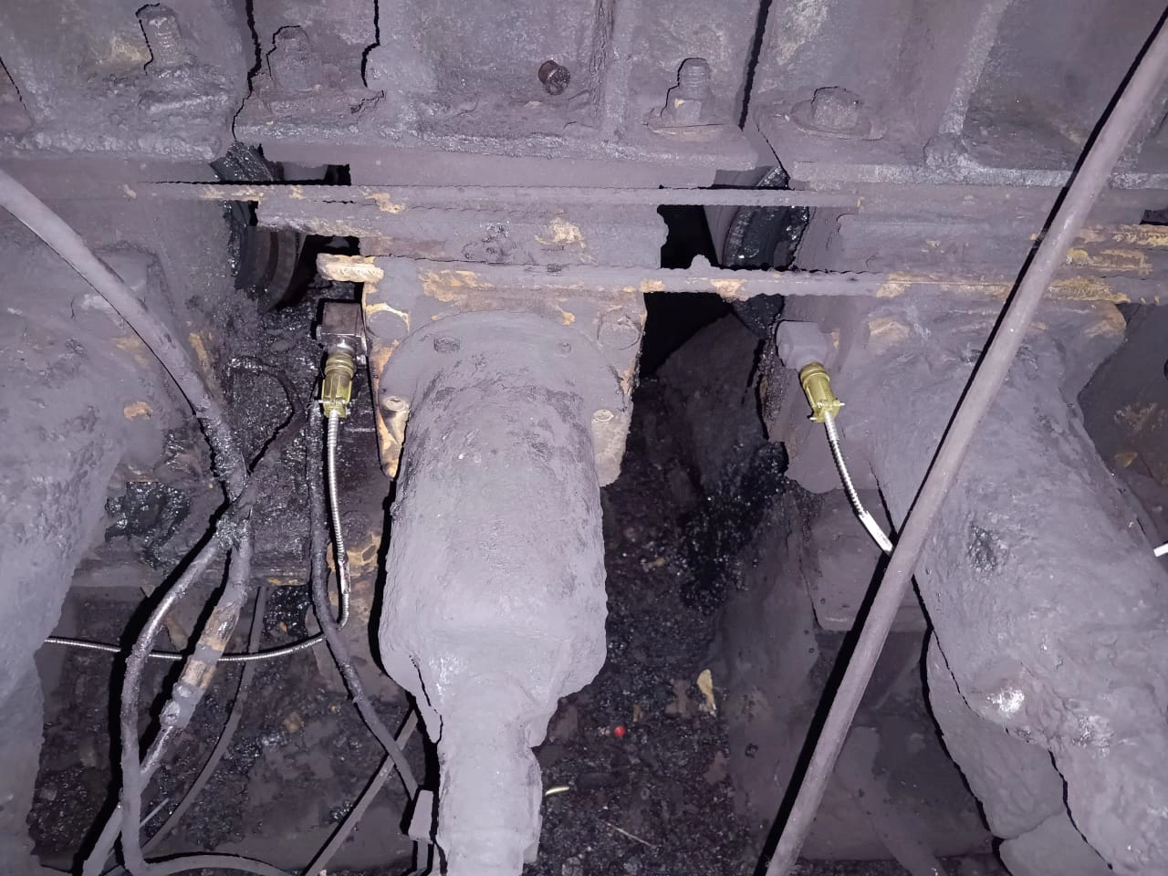 vSense mounted on Hot Strip Mill Rollers NDE