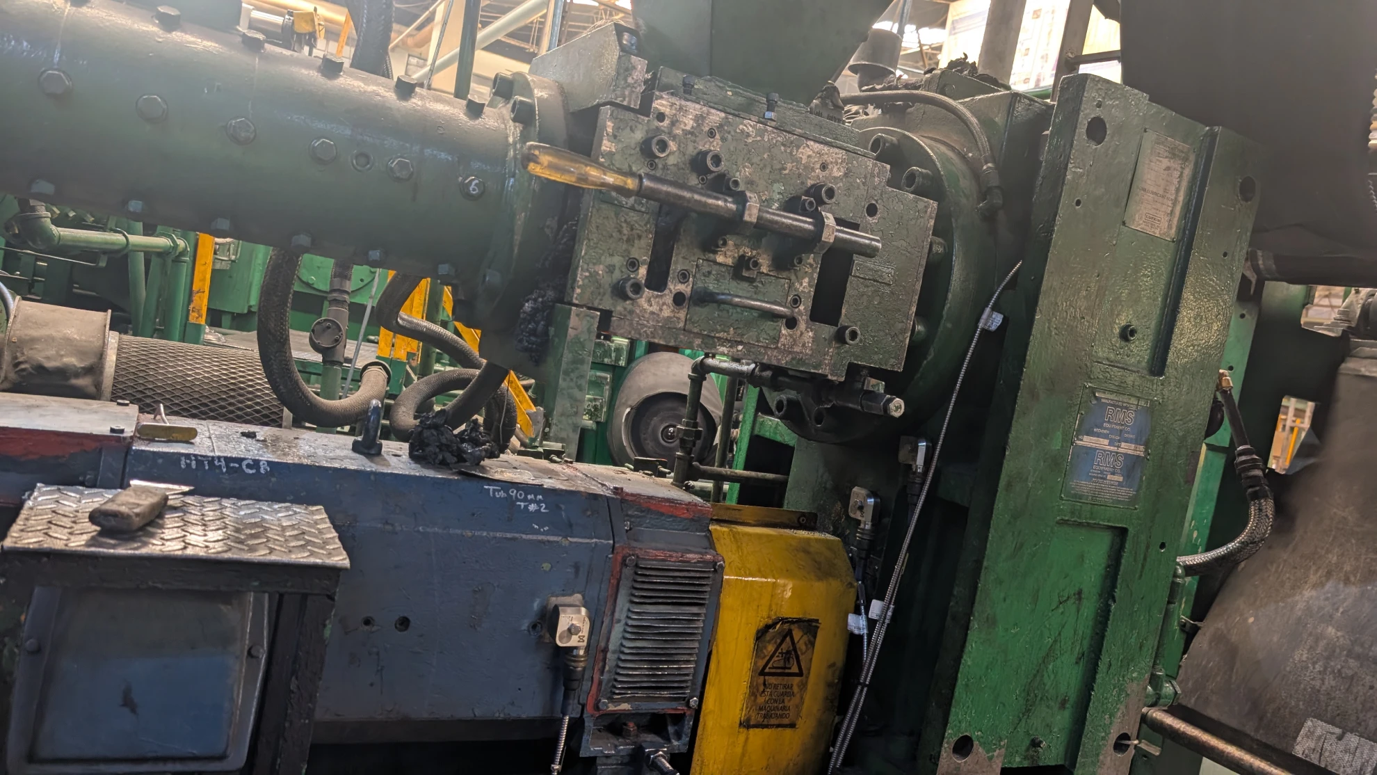 vSense on Triplex Extruder 90mm GB Drive End
